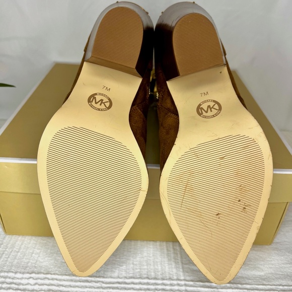 Michael Michael Kors,  Dover 100mm pointed-toe boots, Luggage, 7 - Picture 10 of 12